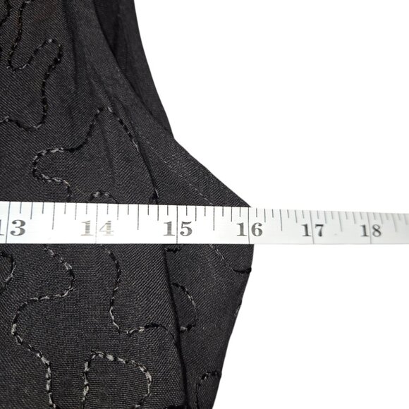 Just Cruising Womens Free Size Midi Dress Black Flowy Whimsygoth Fairygrunge - Picture 11 of 14